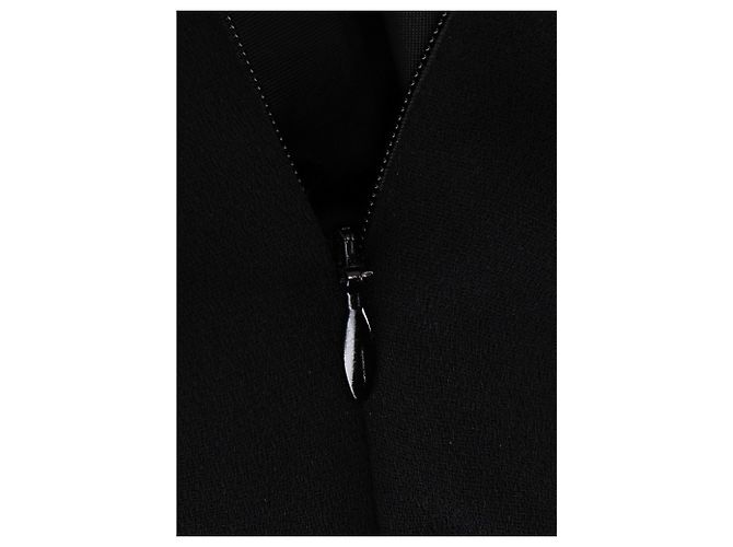 Dries Van Noten Halterkleid aus schwarzem Polyester - Ansicht 7