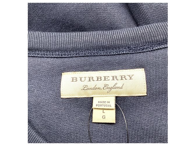 Burberry Renshaw bestickter Sweatshirt aus dunkelblauer Baumwolle Marineblau - Ansicht 6