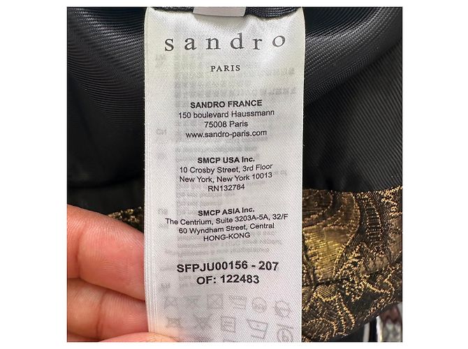 Sandro Minirock mit Grafikprint aus multicolorigem Acryl Mehrfarben - Ansicht 6