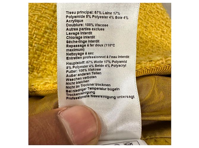 Ba&Sh Java Mini Skort in Yellow Wool - view 11