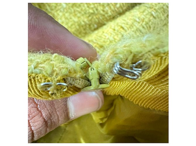 Ba&Sh Java Mini Skort in Yellow Wool - view 7