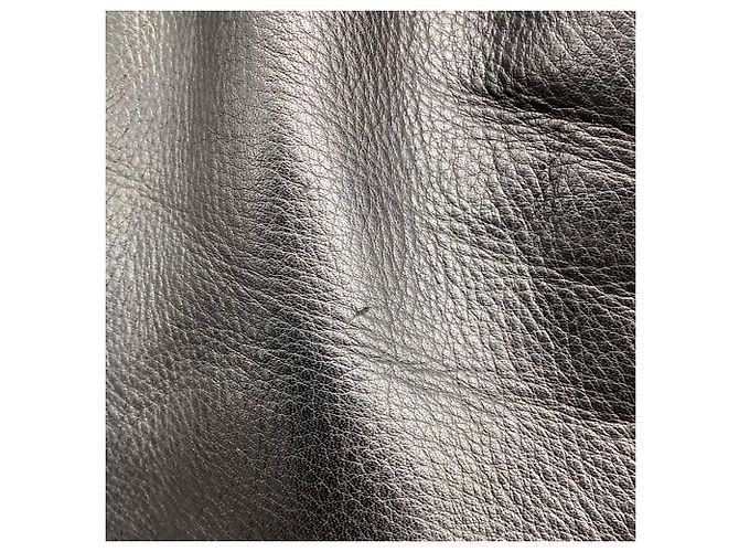 Acne Studios Cassady Jacket in Navy Blue Wool and Leather Python print - view 6