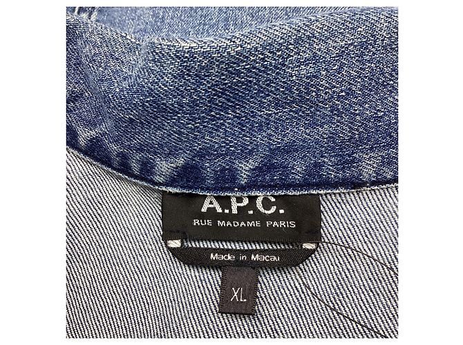 Apc Giacca in denim Classic A.P.C. in cotone blu - vista 6