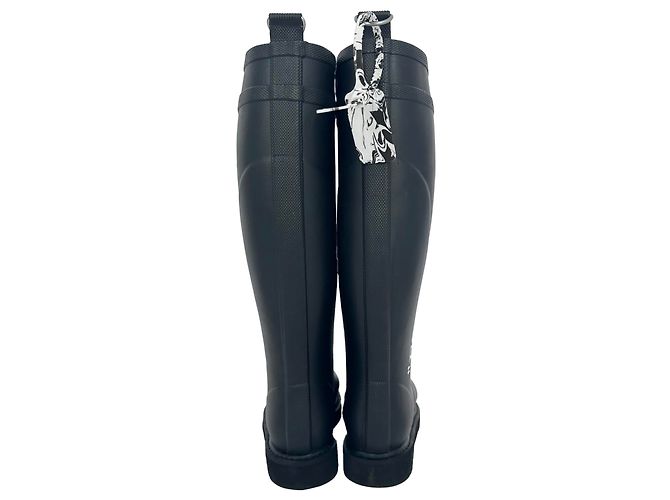 Off White Botas altas Off-White en PVC negro - vista 7
