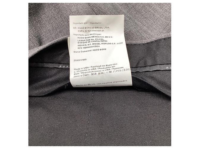 Pantalones Hugo Boss en lana gris - vista 5