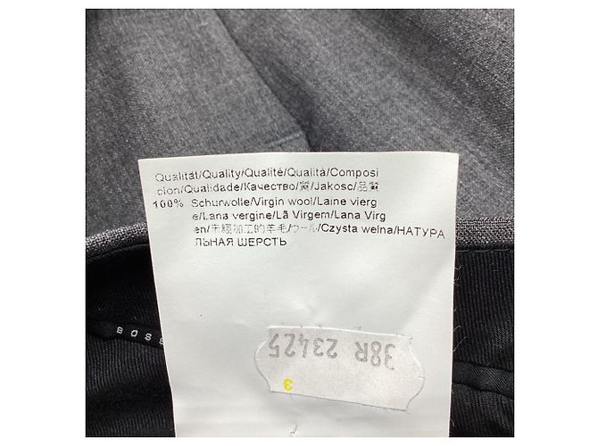 Pantalones Hugo Boss en lana gris - vista 6