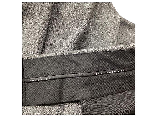 Pantalones Hugo Boss en lana gris - vista 8