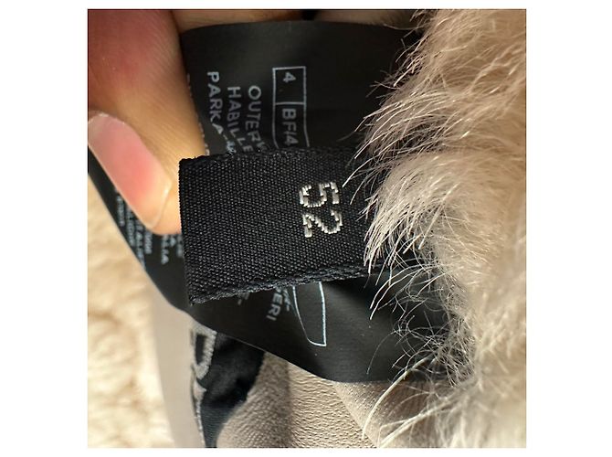 Tom Ford Button-Down Shearling Coat in Beige Wool - view 6