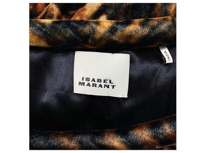 Blusa de cuello redondo Isabel Marant en viscosa con estampado animalier - vista 7