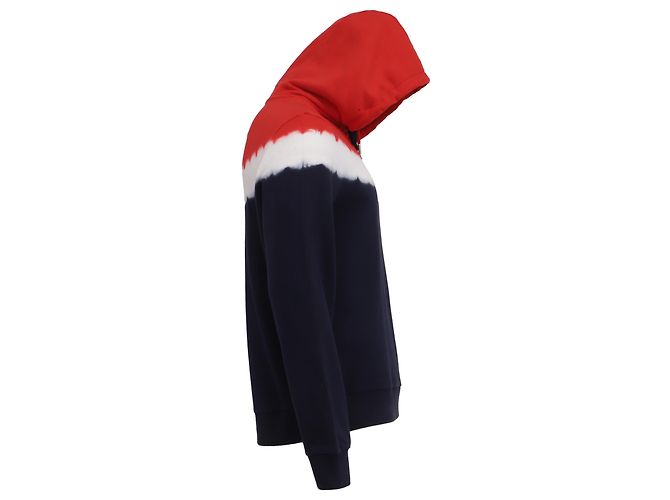 Felpa con cappuccio Moncler Tie-Dye in cotone multicolore - vista 3