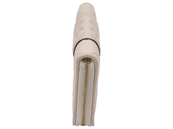 Portafoglio Continental con zip Fleming Soft di Tory Burch in pelle Nude Marrone Carne - vista 3