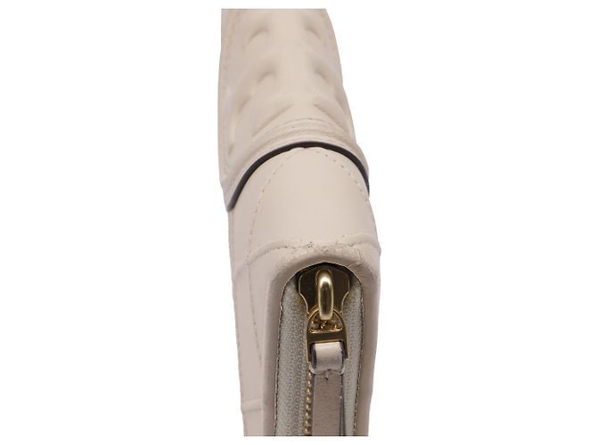 Portafoglio Continental con zip Fleming Soft di Tory Burch in pelle Nude Marrone Carne - vista 6
