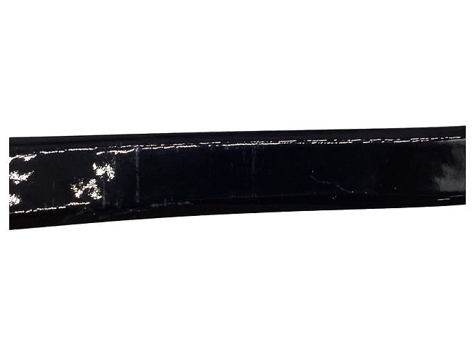 Cintura classica con fibbia Dolce & Gabbana in pelle nera Nero - vista 6