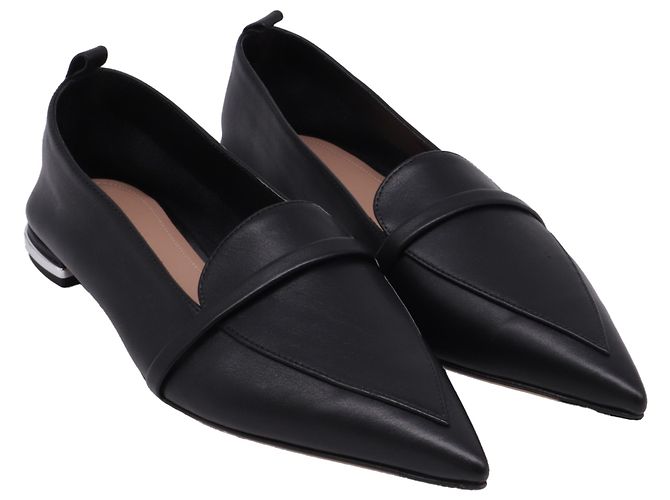 Autre Marque Mocassini a punta Dora di Malone Souliers in pelle nera Nero - vista 3