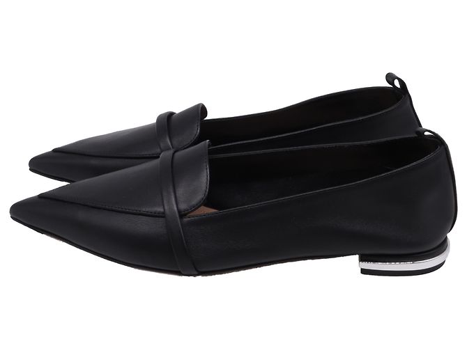 Autre Marque Mocassini a punta Dora di Malone Souliers in pelle nera Nero - vista 4