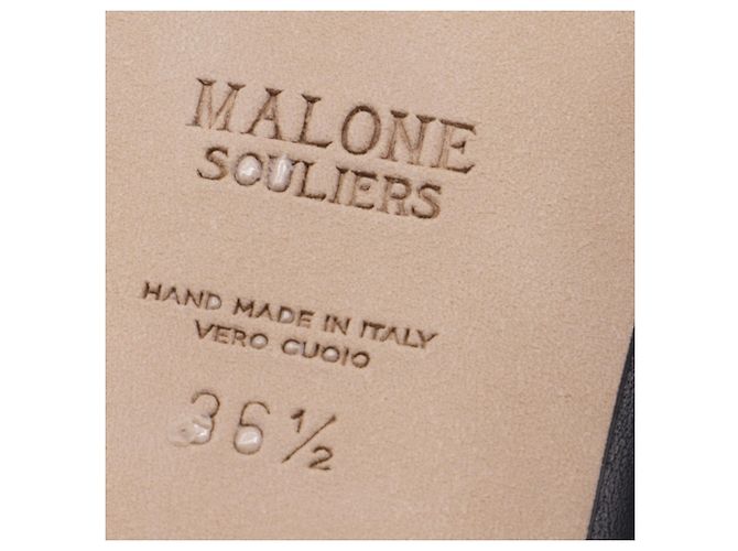 Autre Marque Mocassini a punta Dora di Malone Souliers in pelle nera Nero - vista 9