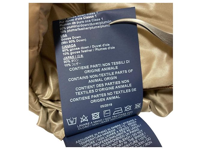 Autre Marque Abrigo de plumón Herno Castaño Beige - vista 7