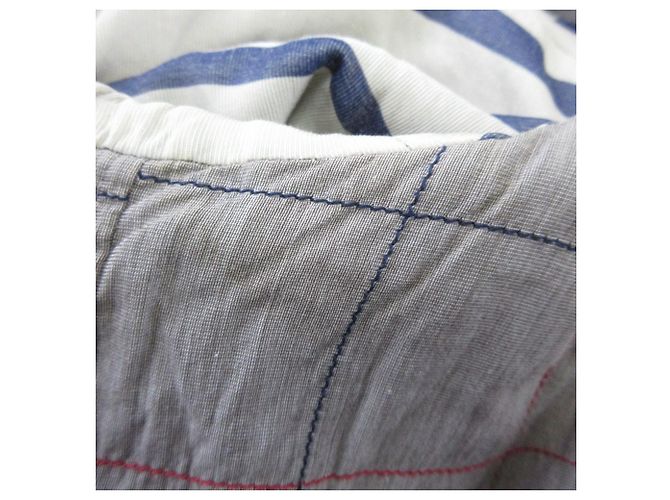 Autre Marque Chaquetón Peacoat de tweed de algodón y lana 45R Azul Azul marino - vista 11