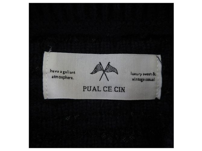 Autre Marque Cárdigan de punto jacquard efecto tweed Pual ce cin Azul - vista 4