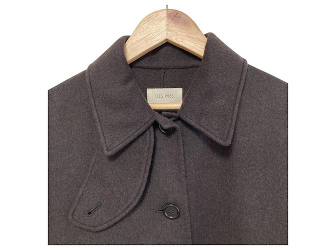 Autre Marque Abrigo Shaggy Double Face Ligero DES PRES Castaño - vista 4