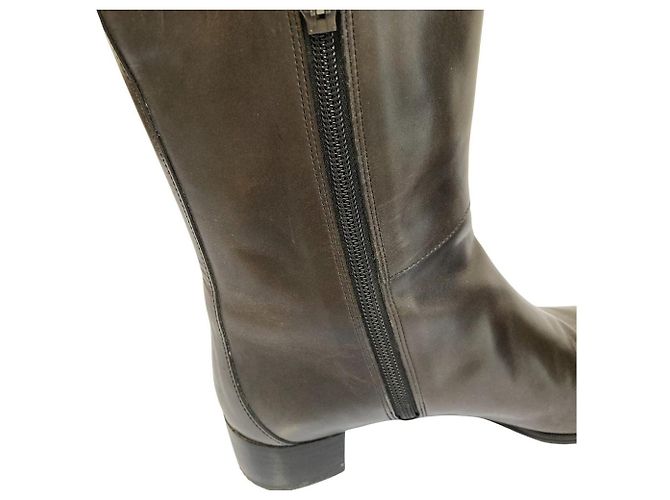 Autre Marque REGAL Leder- Stiefeletten Schwarz - Ansicht 12