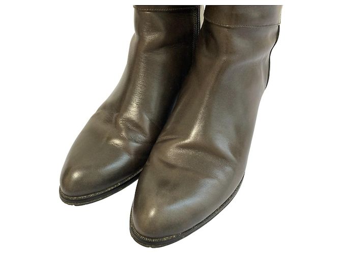 Autre Marque REGAL Leder- Stiefeletten Schwarz - Ansicht 14