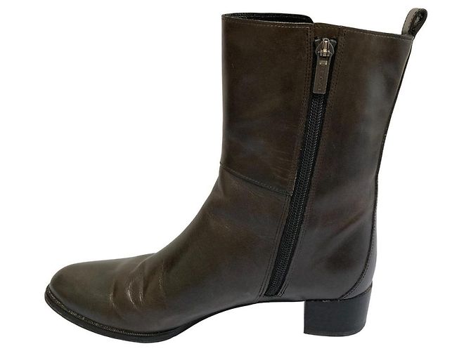 Autre Marque REGAL Leder- Stiefeletten Schwarz - Ansicht 4