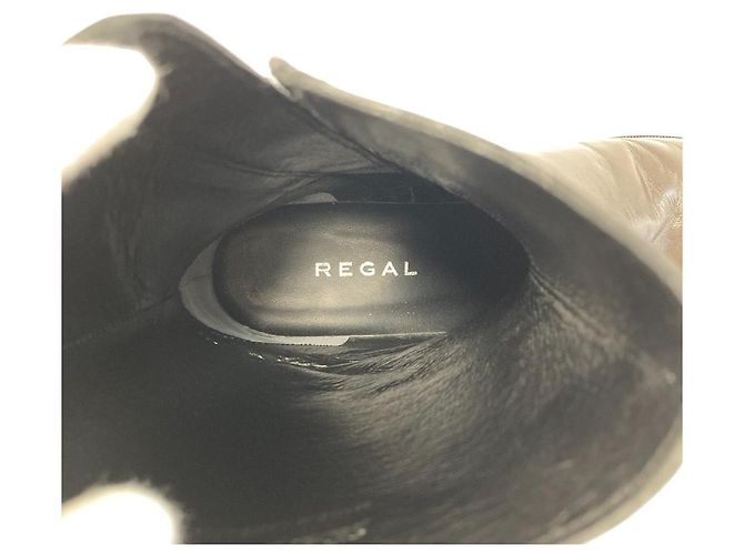 Autre Marque REGAL Leder- Stiefeletten Schwarz - Ansicht 7