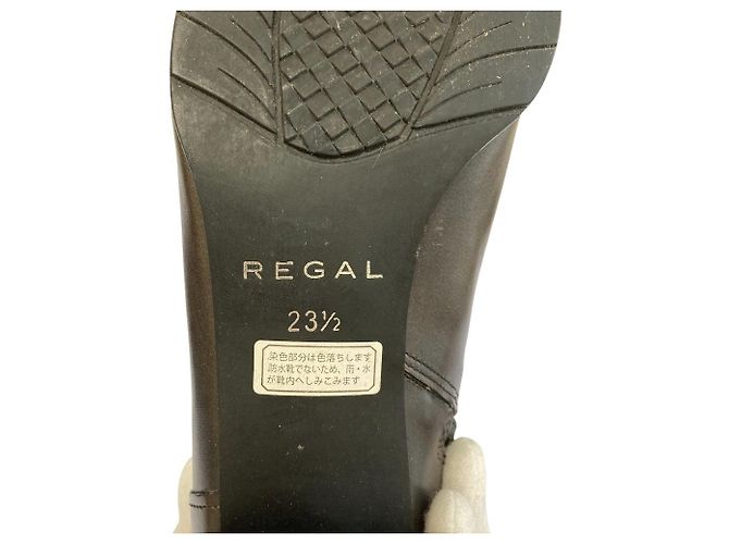 Autre Marque REGAL Leder- Stiefeletten Schwarz - Ansicht 9