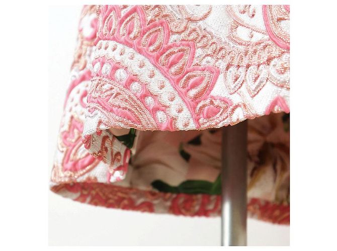 Dolce & Gabbana Dolce&Gabbana Kleid aus Metallic-Jacquard Pink - Ansicht 12