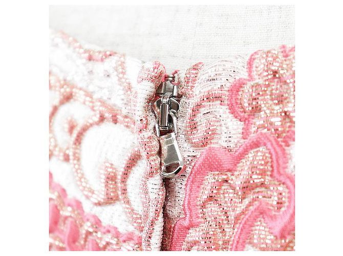 Dolce & Gabbana Dolce&Gabbana Kleid aus Metallic-Jacquard Pink - Ansicht 13