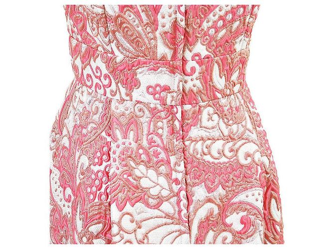 Dolce & Gabbana Dolce&Gabbana Kleid aus Metallic-Jacquard Pink - Ansicht 14