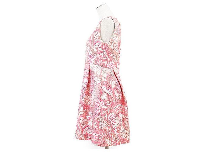 Dolce & Gabbana Dolce&Gabbana Kleid aus Metallic-Jacquard Pink - Ansicht 4