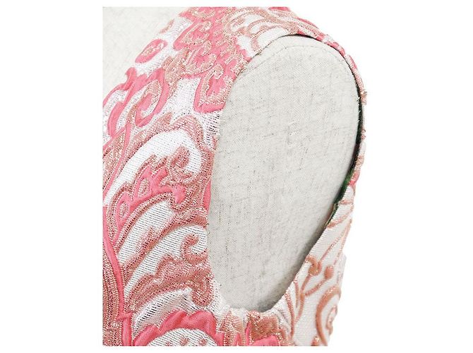 Dolce & Gabbana Dolce&Gabbana Kleid aus Metallic-Jacquard Pink - Ansicht 5