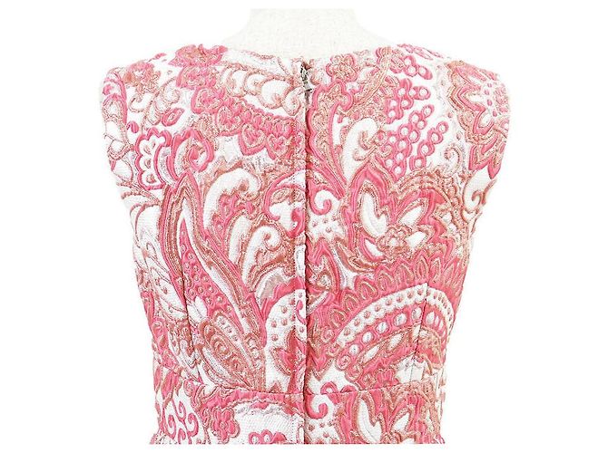 Dolce & Gabbana Dolce&Gabbana Kleid aus Metallic-Jacquard Pink - Ansicht 7