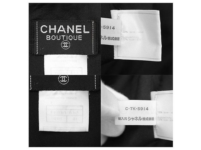 Chanel 98P P10330 Wollkleid Schwarz - Ansicht 10