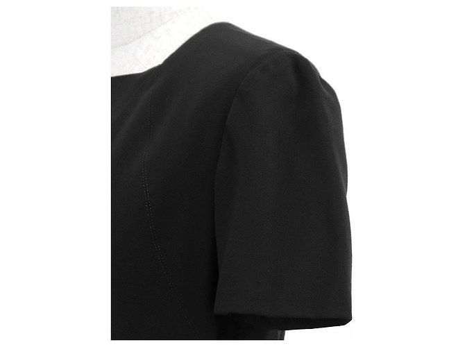 Chanel 98P P10330 Wollkleid Schwarz - Ansicht 12