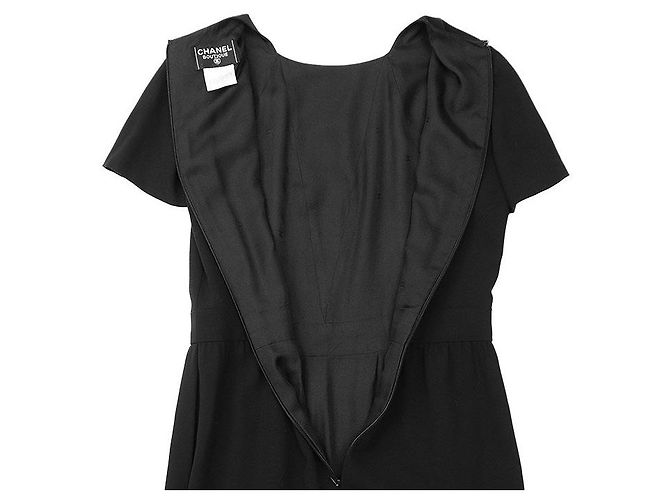 Chanel 98P P10330 Wollkleid Schwarz - Ansicht 7