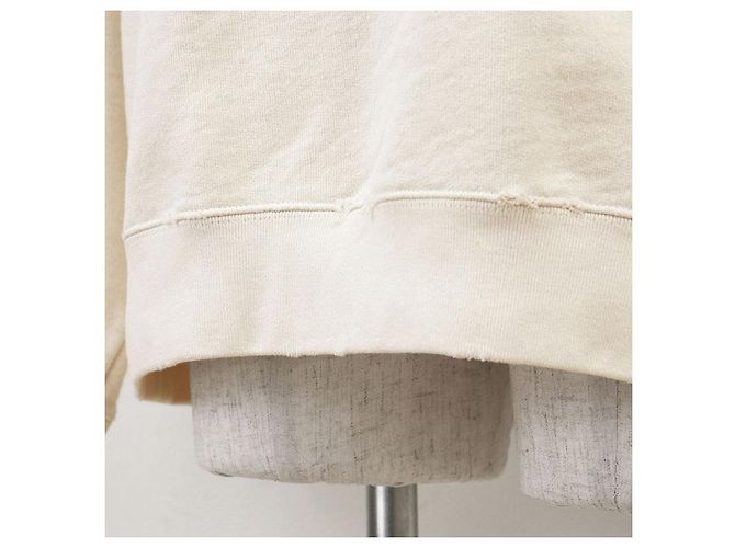 Sudadera de algodón Gucci thank/think PSYCHOPTS Beige Crudo - vista 14