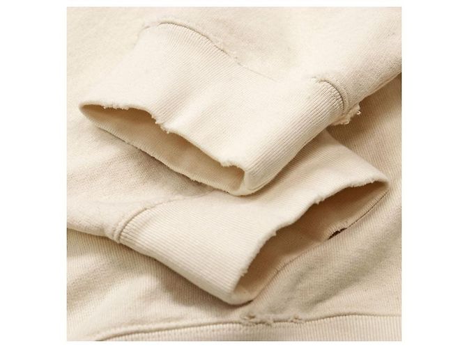 Sudadera de algodón Gucci thank/think PSYCHOPTS Beige Crudo - vista 5