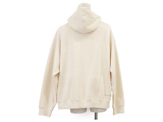 Sudadera de algodón Gucci thank/think PSYCHOPTS Beige Crudo - vista 6