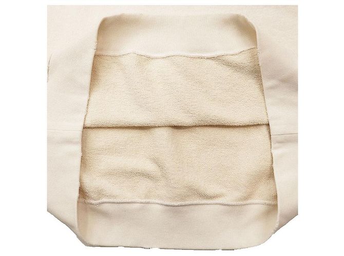 Sudadera de algodón Gucci thank/think PSYCHOPTS Beige Crudo - vista 9