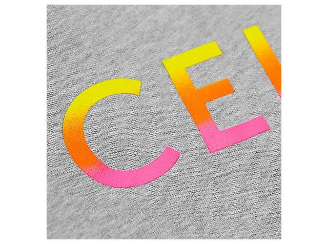 Céline Celine French Terry Hoodie mit Gradienten-Logo-Print Braun - Ansicht 5