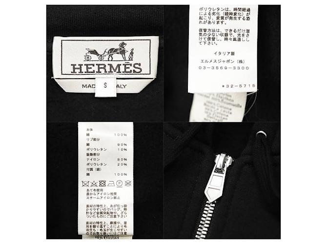 Sudadera con capucha Hermès Run H de algodón Negro - vista 10