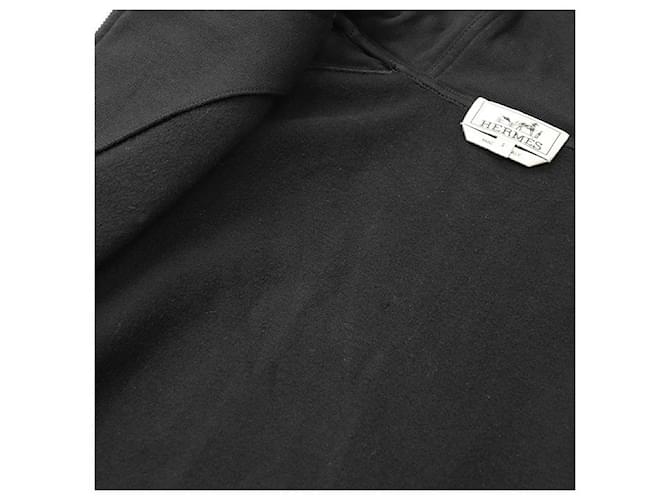 Sudadera con capucha Hermès Run H de algodón Negro - vista 9