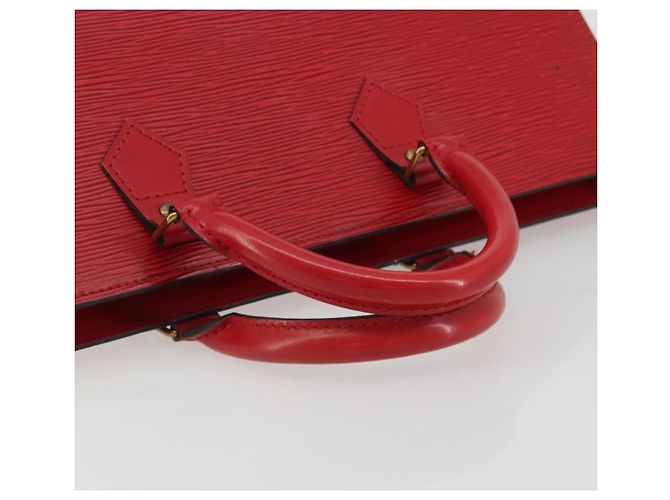 LOUIS VUITTON Epi Sac Triangle Hand Bag Red M52097 LV - vista 7