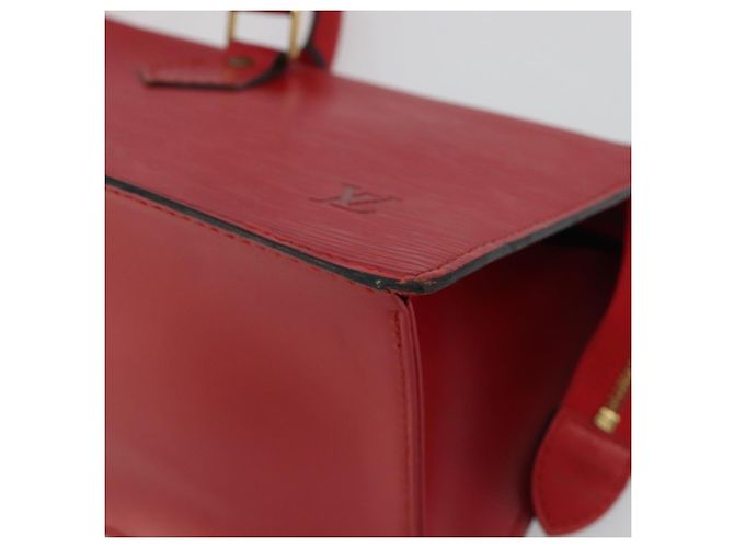 LOUIS VUITTON Epi Sac Triangle Hand Bag Red M52097 LV - vista 8