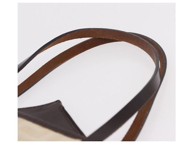FENDI Bolso Tote de lona Zucca Beige Silver - vista 14