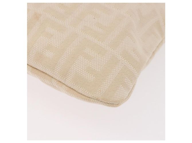 FENDI Bolso Tote de lona Zucca Beige Silver - vista 16