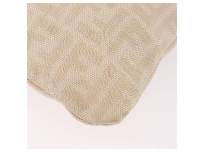 FENDI Bolso Tote de lona Zucca Beige Silver - vista 9